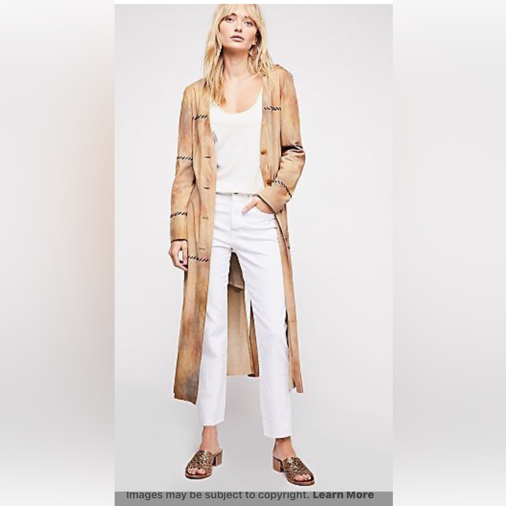 Free People long suede duster